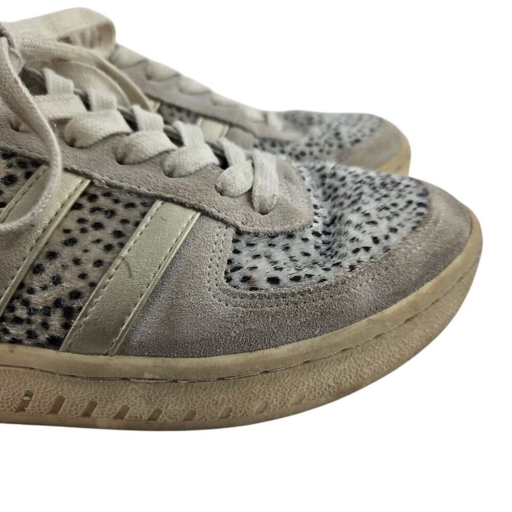 Gola Sneakers Womens 9 Grandslam Savanna Animal Print Low Top White Gray Silver - Picture 3 of 11